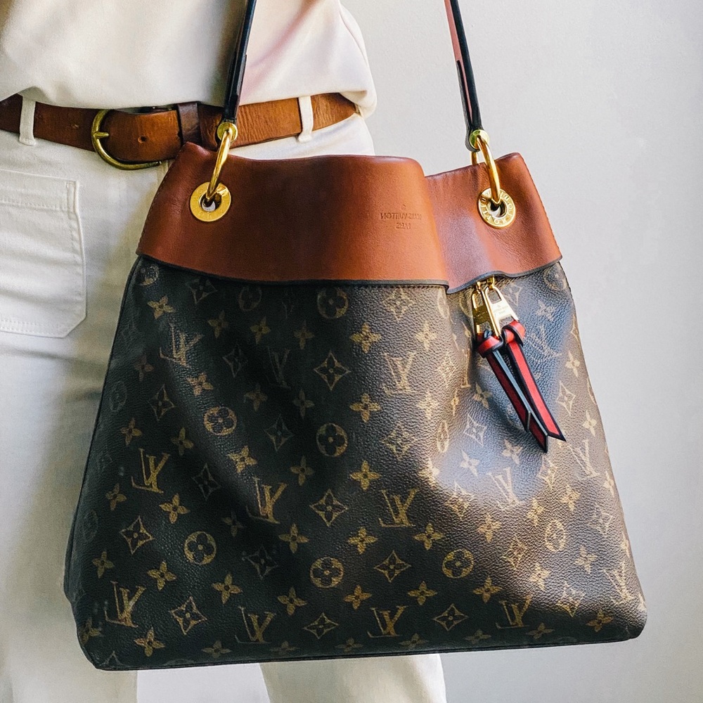 Louis Vuitton Tuileries Hobo Bag .. Caramel, Red - Picture 12 of 12